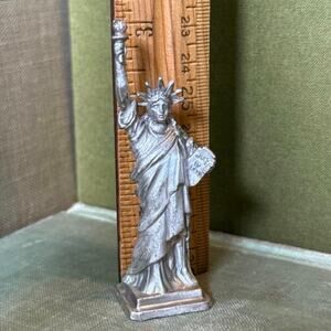 Mini Pewter Statue of Liberty • 3” Figurine